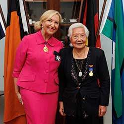 Her Honour The Honourable Vicki O’Halloran AO and Mrs Yu Lan Chin OAM
